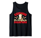 Eggnog The Breakfast For Champions Xmas Merry Christmas Tank Top