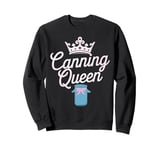 Canning Queen Mason Jar Canner Preserving Food for Women Sweatshirt