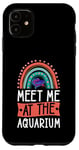 iPhone 11 Meet Me At The Aquarium Boho Bohemian Rainbow Fish Tank Case