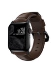 Nomad Traditional Band - black hardware/rustic brown - AW Ultra 2/1 (49mm) 9/8/7 (45mm)/6/SE/5/4 (44m