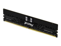 Kingston Fury Renegade Pro - Ddr5 - Modul - 16 Gb - Dimm 288-Pin - 4800 Mhz / Pc5-38400 - Cl36 - 1.1 V - Registrerad - On-Die Ecc - Svart