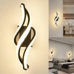 LED Applique Murale intérieur,22W 3000K Lumière blanc chaud 1800LM Lampe Murale,Moderne Luminaire Murale,Éclairage Murals Design Incurvée,Appliques Murales pour Chambre,Maison Couloir,Salon,Escalier