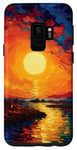 Coque pour Galaxy S9 Couchers de soleil artistiques de Van Gogh Nuit étoilée