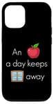 iPhone 12/12 Pro An Apple a day keeps windows away fun PC operating system Case