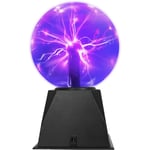 Goeco - Boule de Plasma Magique, Lumière de Boule de Plasma Électrostatique Sensible au Toucher 15CM 6 pouces, Lampe Plasma à Boule D'électricité