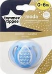 Tommee Tippee Moda Orthodontic Baby Dummies 0-6 Months, Blue