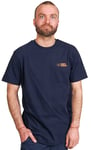 ELSK Earth Karma Brushed T-shirt Men Marin M - Fri frakt