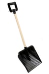 Plasto Snøspade Treskaft Svart 67cm