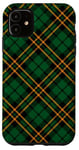 Coque pour iPhone 11 Green Royal Stewart Tartan écossais classique de Noël