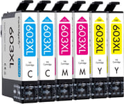 603 XL Cartouches d'encre compatibles avec Epson 603 603XL Couleur Multipack, pour Expression Home XP 2100 2105 2150 2155 3100 3105 4100 4105, Workforce WF 2810 2820 2830 2835 2840 2850