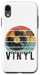iPhone XR Vinyl Turntable Records Music LP DJ Vintage Sun Producer Case