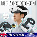 Adjustable VR Headset Headband Accessories for Oculus Quest 3 Elite Head Strap