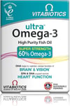 Vitabiotics Ultra Omega-3 Fish Oils Capsules with DHA EPA Nutritional Supplement