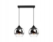 FKL DESIGN Home Deco Lampe de plafond lampe suspendue lampe suspendue lampe boule noire gris blanc 840-DH2D-ST