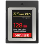 CFexpress 128 GB Sandisk Extreme Pro Typ B, 1700/1200 MB/sek