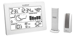 La Crosse Technology MA10006 Station météo complète avec passerelle pour smartphone et tablette système Mobile Alerts - Blanc (Ancien Modèle)