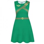 The Legend Of Zelda Womens/Ladies Classic Link Costume Dress - XL