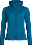 Berghaus Fourier Veste Polaire à Capuche pour Femme, Femme, Blouson de Polyester molletonné, 4A001199CU5, Seaport, 48