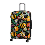 it luggage Sheen 28" Hardside Checked 8 Wheel Expandable Spinner, Black Bees - Repeat, 27", Sheen 28" Hardside Checked 8 Wheel Expandable Spinner Luggage