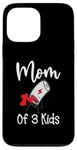 iPhone 13 Pro Max Mom Of 3 Kids Mother's Day Low Battery Case