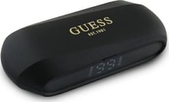 Słuchawki Guess Guess Bluetooth Headphones Gutwsc2mcdsk Tws + Docking Station Black/Black Elongated Metalic Printed Logo