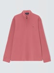 Polo Ralph Lauren Zip Neck Jersey Top, Adirondack Berry