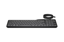 HP 405 - tastatur - multienhed - 65% compact - Pan Nordic - sort Indgangsudstyr