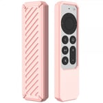 Apple TV Remote (gen 2) Skal Räfflad Rosa