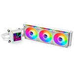 Lian Li Galahad II LCD SL AIO 360mm Performance ARGB CPU Water Cooler - White GA2ALCD36INW