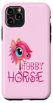 Coque pour iPhone 11 Pro Bâton-Cheval HOBBY HORSE HORSING PETITE-FILLE NIÈCE