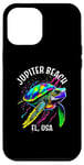 iPhone 12 Pro Max Jupiter Beach Florida USA Abstract Turtle Design Case