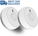 NEW 2 x Fireangel Home Smoke Fire Alarm Twin Pack SB1-TP-R Gas Sensor Batteries