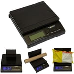 T-mech - Balance Postale en Noir 4 Modes Écran lcd pour Pèser Lettres, Colis, Paquets, Boîtes et Tubes