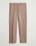 Les Deux Como Reg Cotton Suit Pants Walnut