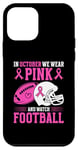 iPhone 12 mini In October We Wear Pink And Watch Football Breast Cancer Case