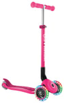 Globber Expert Foldable 3 Wheel Scooter - Pink