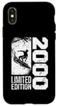 Coque pour iPhone X/XS Surfeur Surf-board Vintage born 2000 Birthday Surfing