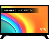 24" TOSHIBA Fire TV 24WF2F53DB  Smart HD Ready HDR LED TV with Amazon Alexa, Black