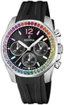 Festina F20610-3 Boyfriend Sort/Gummi Ø38.1 mm