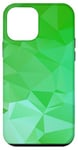 Coque pour iPhone 12 mini Simple Abstrait Vert Abstrait Triangle