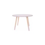 Wadiga - Table Enfant Ronde Bois et Rose