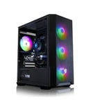 AWD-IT M100R Ryzen 5 5500 6 Core NVIDIA RTX 4060 8GB Desktop PC for Gaming