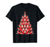 Fox Christmas Tree Fox Xmas Tree Women & Boys Gifts Pajamas T-Shirt