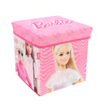 Coffre de rangement à jouets Barbie chambre enfant banc poupée malle Box Bac