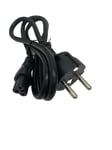 1m EU Plug to C5 Clover Leaf Power Cable EURO TO Cloverleaf Mains Lead 1M 0H718C