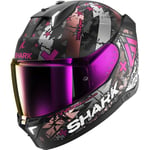 SHARK, Casque Moto intégral SKWAL i3 Hellcat Noir/Rose, XS