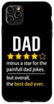 Coque pour iPhone 11 Pro Max Drôle papa fête des pères blague humour papa fils fille papa papa papa