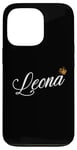 Coque pour iPhone 13 Pro Leona Custom Name - Leona for Women Kids Toddlers