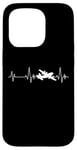 Coque pour iPhone 15 Pro Aviation Mode Aviation Enfants Flyer Heartbeat ECG