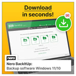 Nero BackUp Software | data backup, data recovery, cloud, auto backup, automatic backups | Windows 11 / 10 / 8 / 7 | 1 Device | Unlimited license | Activation code per email